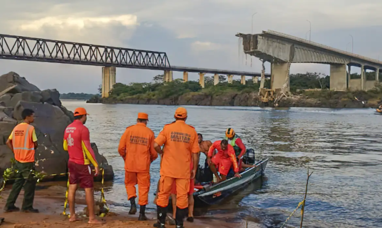 Ponte entre Tocantins e Maranhão desaba