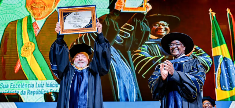 Lula recebe título de doutor honoris causa em Moçambique durante celebração dos 50 anos de relações diplomáticas