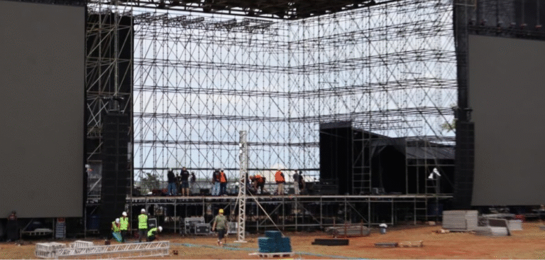 Show do Guns N’ Roses em Campo Grande mobiliza 842 toneladas de equipamentos e operação com 2,8 mil pessoas