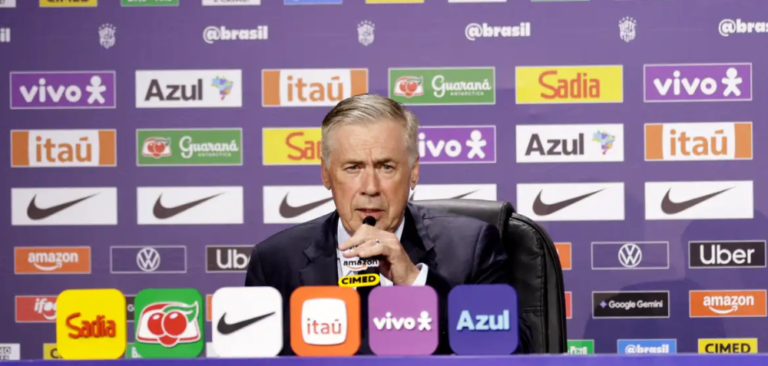 Ancelotti pede confiança na Seleção e diz que Neymar jogará “se merecer” na Copa de 2026