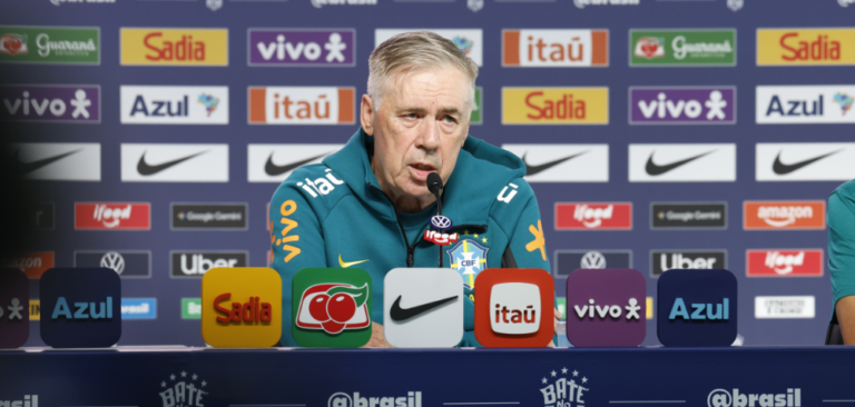 Ancelotti define capitão da Seleção Brasileira e encerra debate sobre liderança rumo à Copa do Mundo