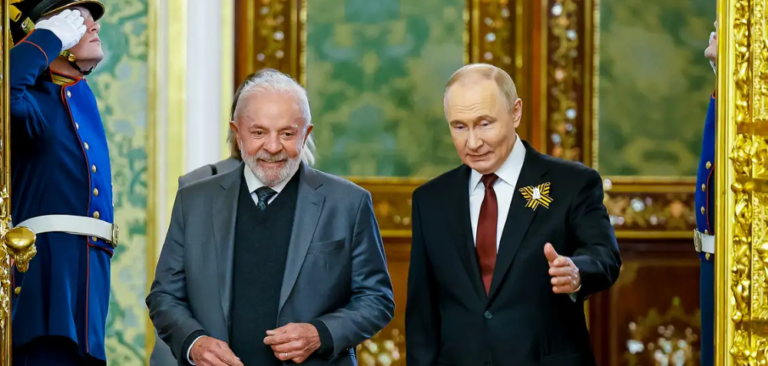 Lula e Putin discutem comércio, Brics e cooperação em telefonema de uma hora