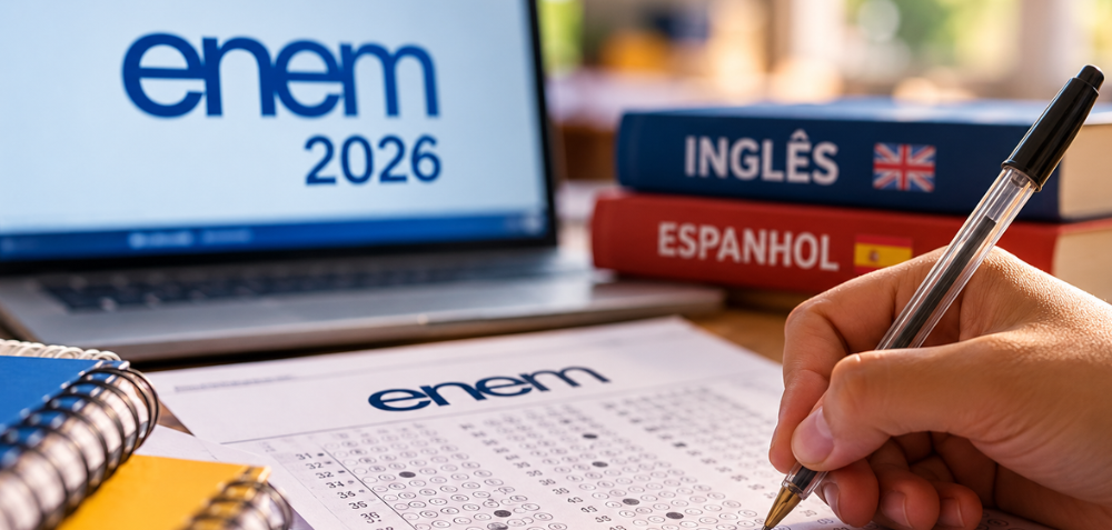 Enem 2026: prazo para escolher inglês ou espanhol termina neste domingo (18)
